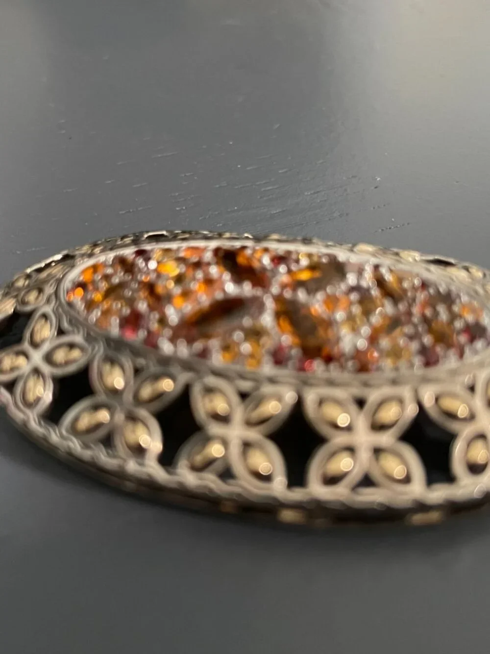 JOHN HARDY X LARGE PENDANT CITRINE 18K SBATU KAWUNG